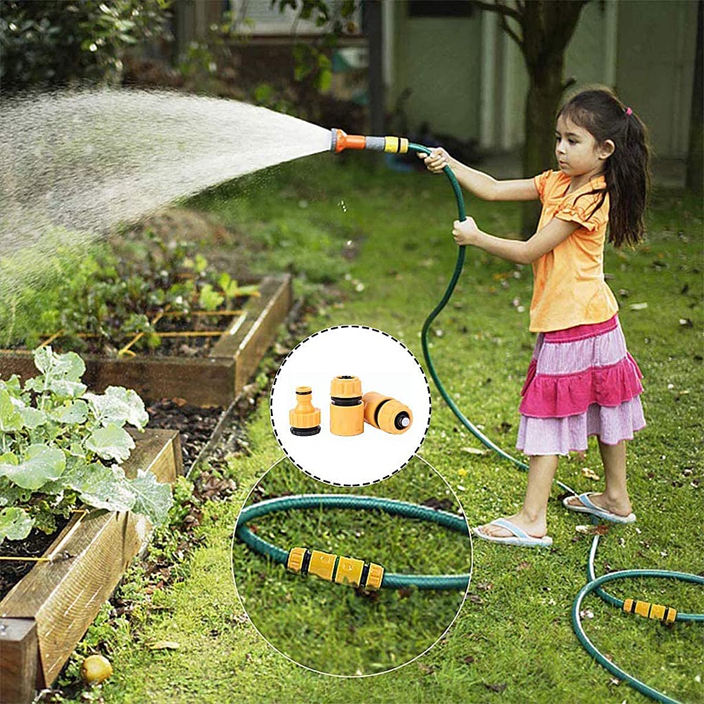 Supvox® Useful Hose Pipe Fitting Quick Water Connector Adaptor Garden Lawn Tap 3PCS Supvox® Useful Hose Pipe Fitting Quick Water Connector Adaptor Garden Lawn Tap 3PCS